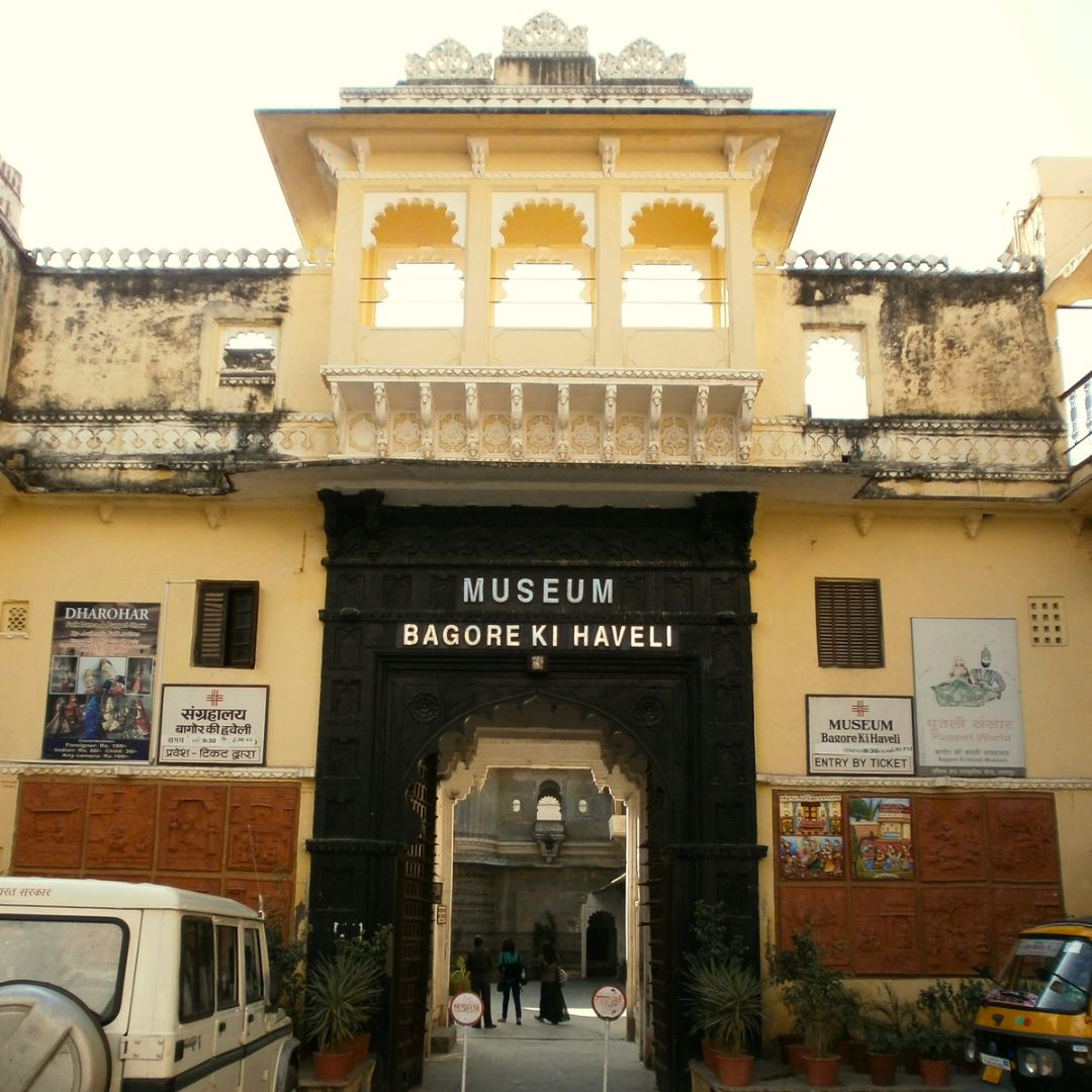 Holi festival celebration Udaipur old city